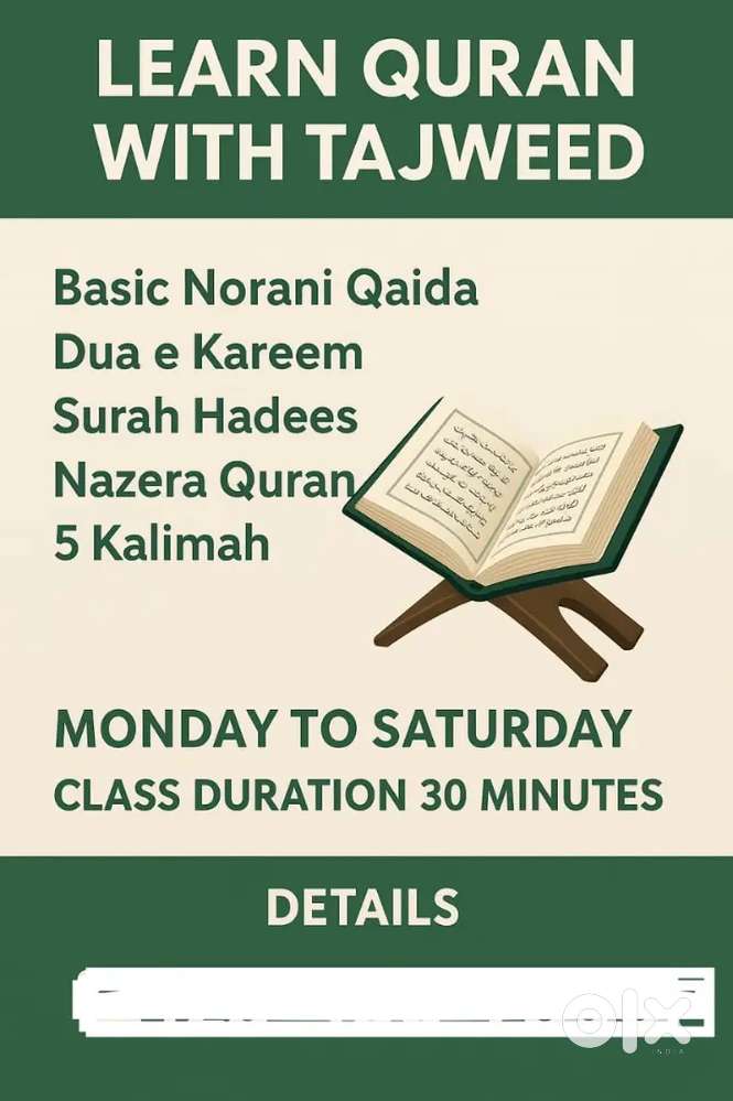 Online quran with tajweed nazera teacher basic norani qaida