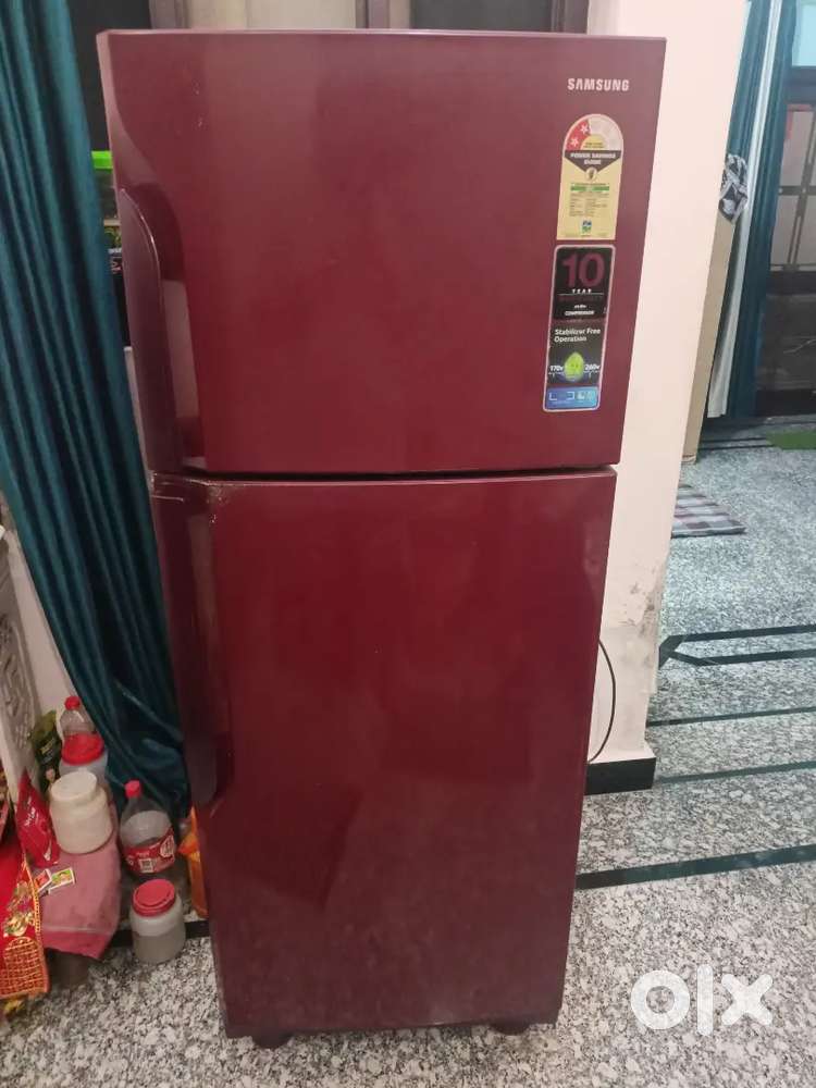 Samsung double door fridge 255 liters