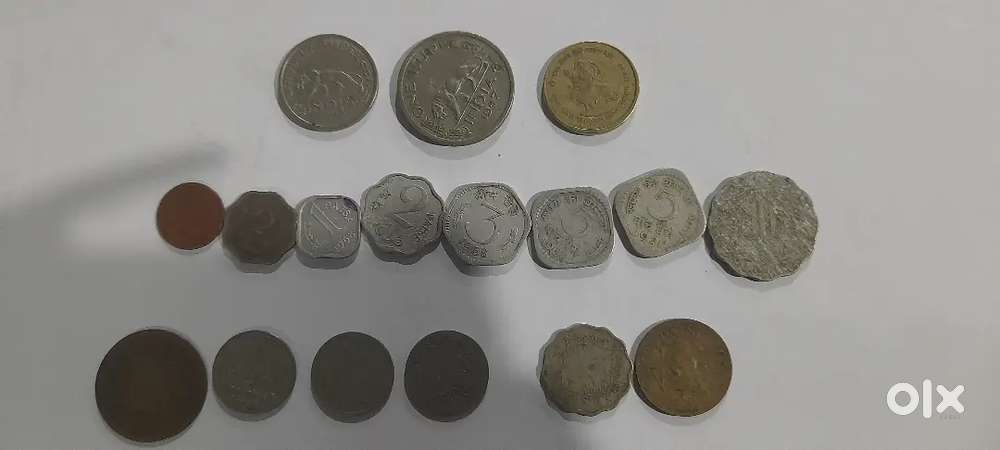 Antique coins and penny