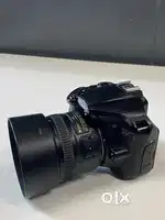 Nikon camera D3400 w/ 50mm prime lens & 18-55mm lens