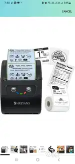 Brand new Thermal Label and receipt printer
