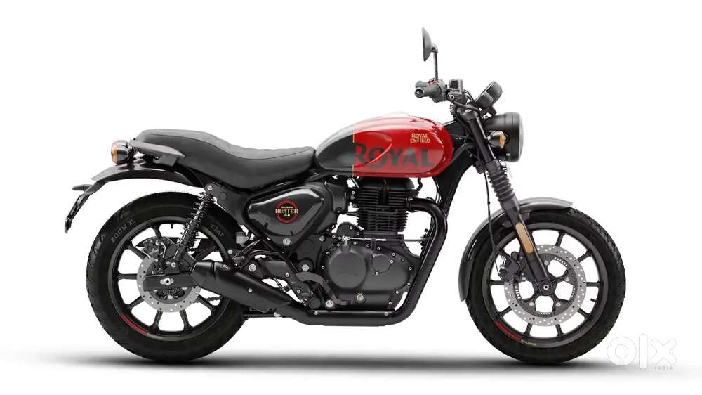 Royal Enfield hunter 350 Rebel red