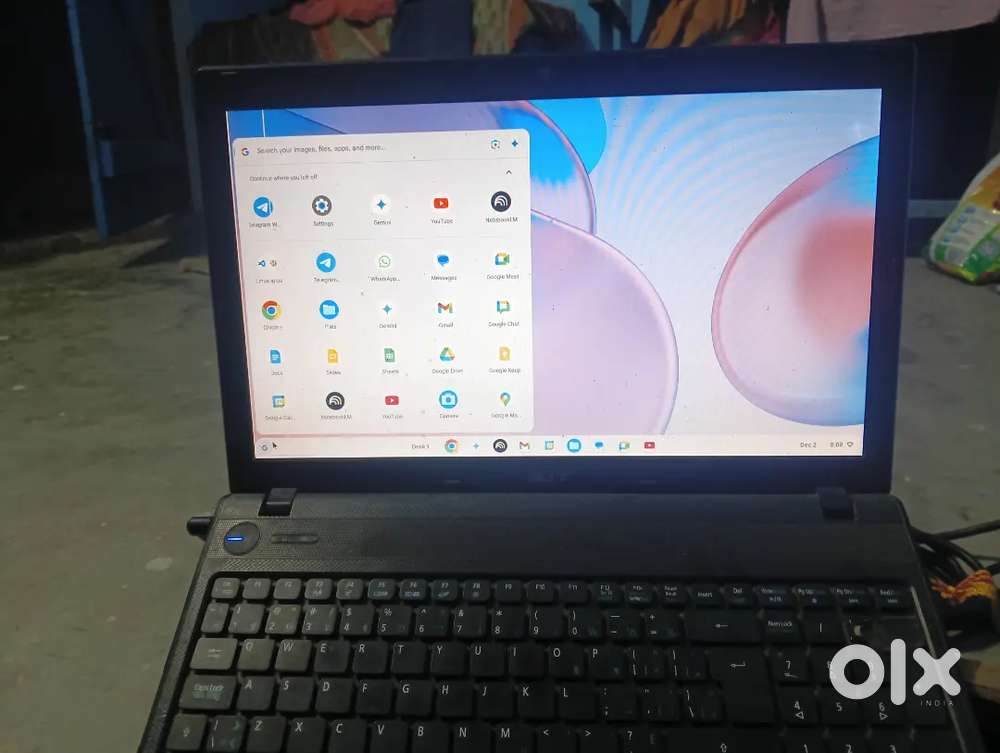 Acer laptop 4gb/256+64gb storage best warking