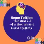 HOME TUTION FOR STUDENTS FROM CLASS 3-7