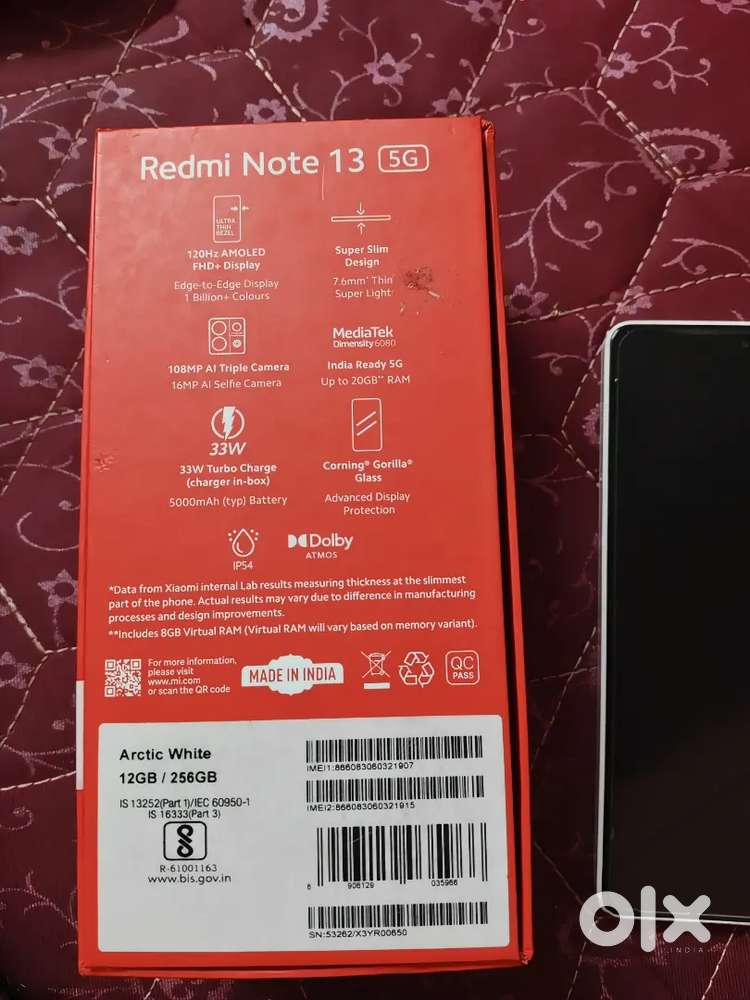 REDMI NOTE 13 5G (12GB/256GB)