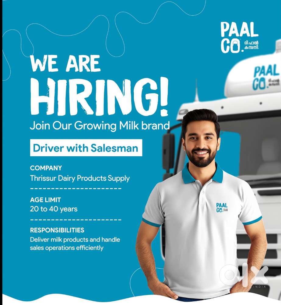 Salesman 2 Nos, Driver with Salesman 2Nos