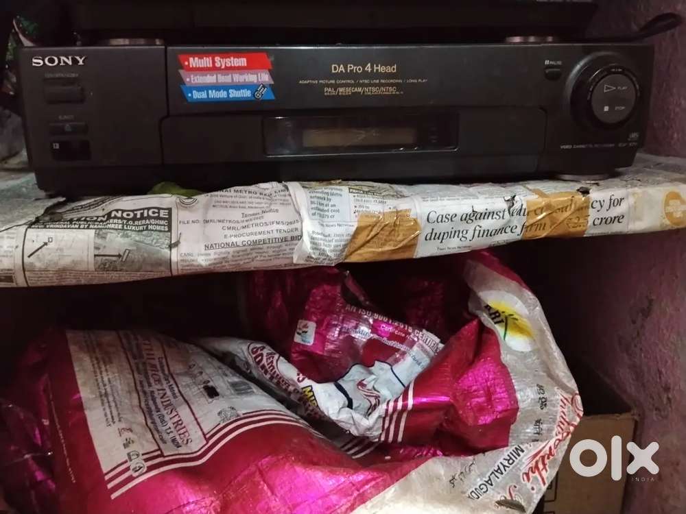 Vcr jvc good candishan rs. 5500 vhs cassette rivender good 2500