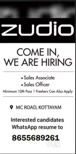 Sales Officer  and Sales Associates