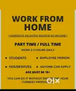 Work from Home for students, House wife &job person