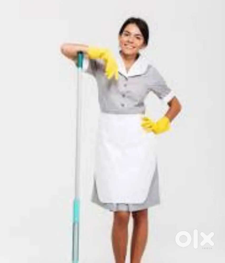 Kitchen me help ke liye chahiye dusting karne ke liye or kapde folding