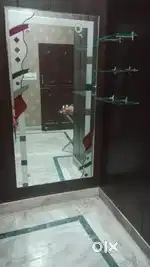 5'5 wall mirror with racks