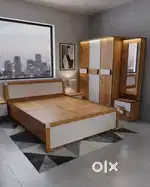 Queen size bed with storage
