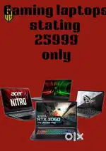 Gaming laptops are available