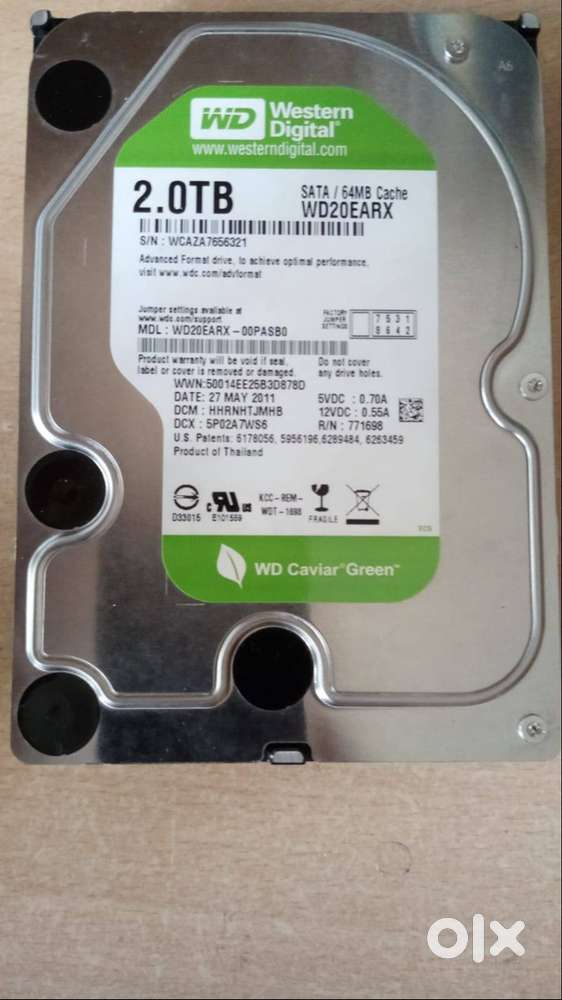 2TB HDD Internal
