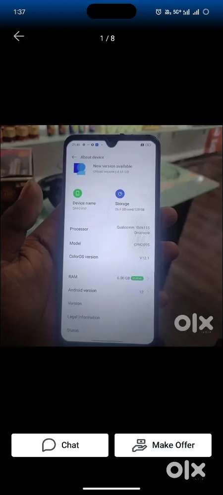Oppo f17 Good condition