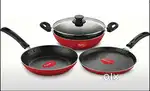 Pigeon  Induction Base Nonstick TAWA and kadhai without lid
