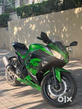 Ninja 300 with modified exhaust and tail light