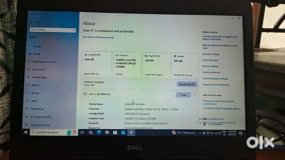 Dell laptop