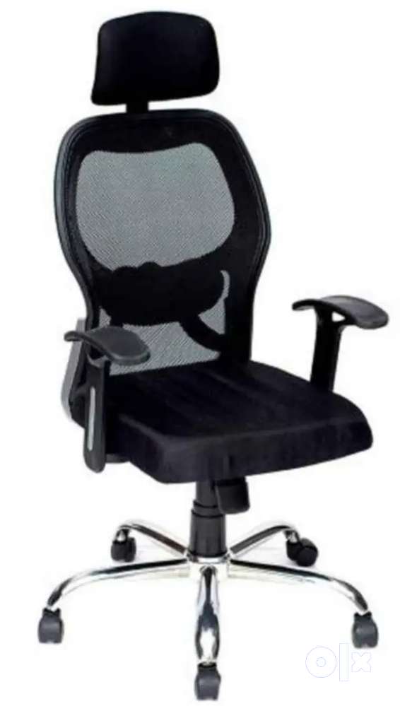Ergonomic Chair Having Adjustable Headrest Net Model