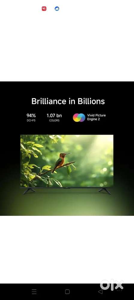 Xiomi mi 4k uhdx seriz led tv 43 inches