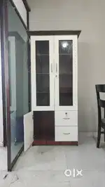 Brand new wooden book shelf, crockery unit