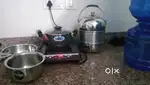 5 month's old prestige induction with accessories