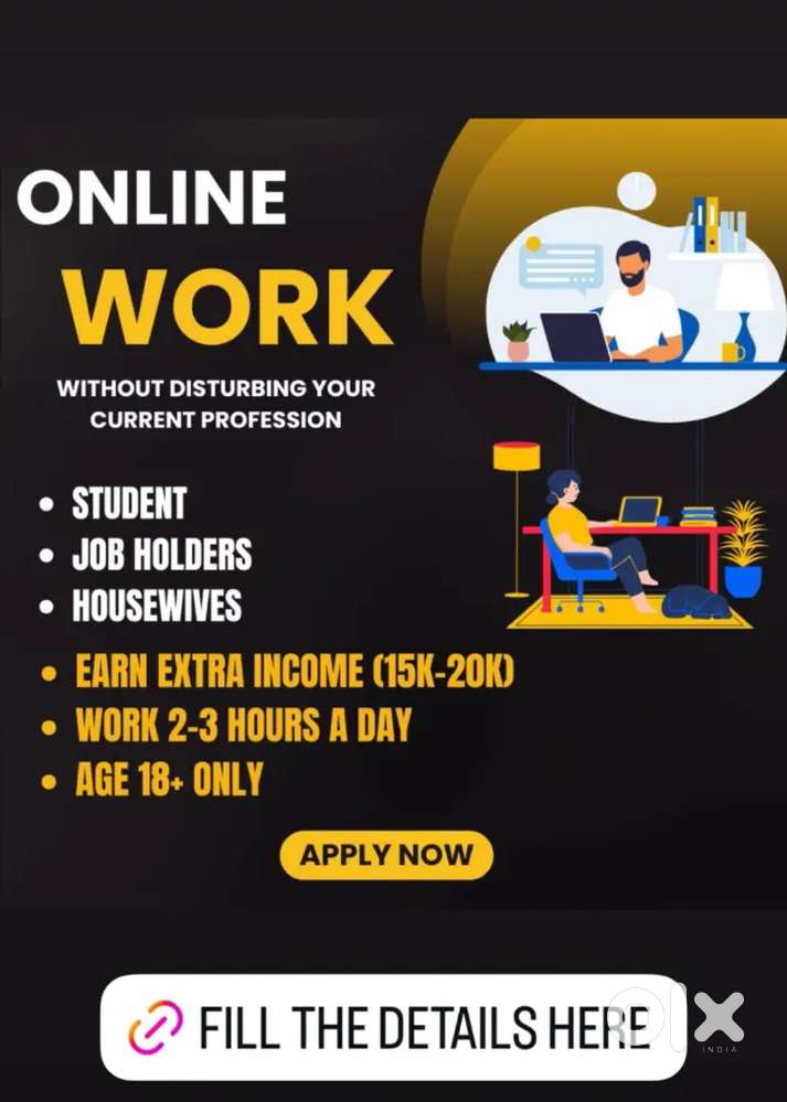 Online work from home.