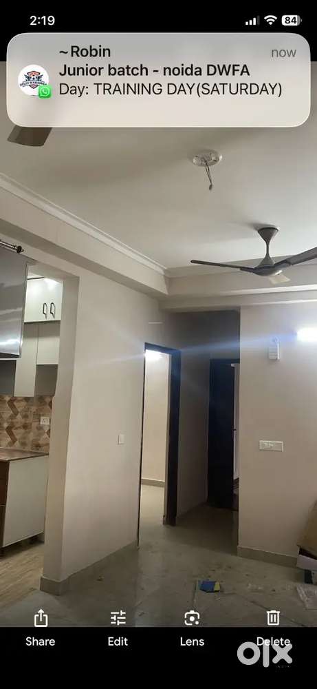 3bhk semi furnished flat