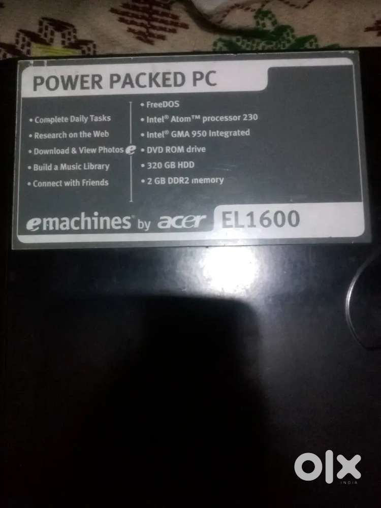 Acer emachines el1600 cpu