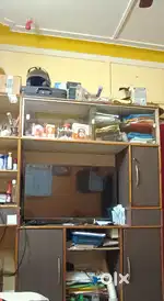 Tv unit setup of sheesham wood and 710 grade plywood