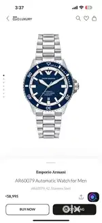 emporio armani watch brand new original price 39k