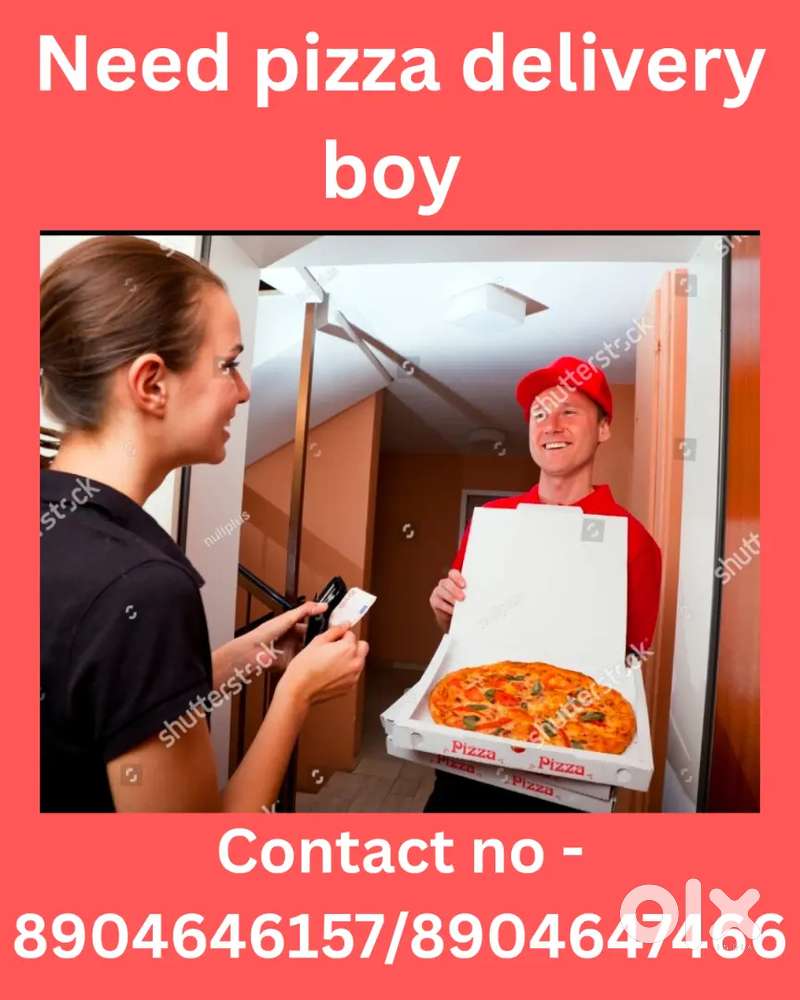 We are looking for pizza food delivery person ²³
