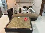 L size sofa with 2 side chair and center table