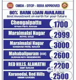 Ponneri alladu 4kms from railway station North east Corner