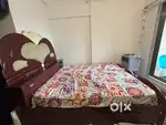 Queen size bed along with multiple drawers , no damages