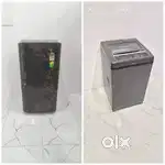 LG black  flower model single door and whirlpool top load machine