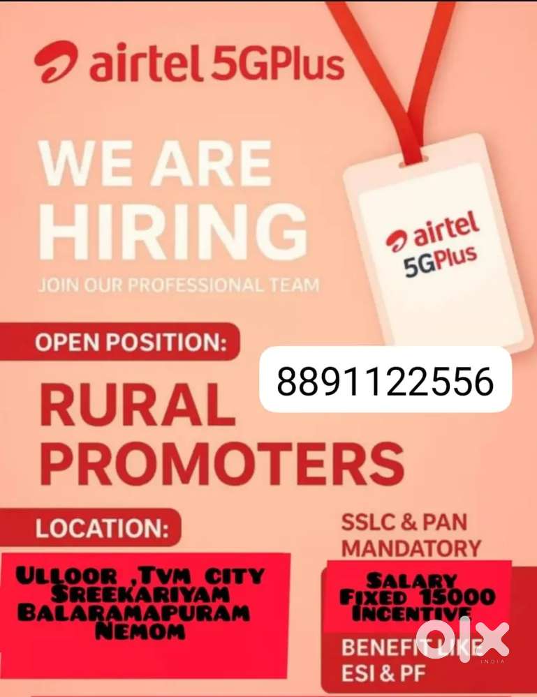 Feald job Airtel PROMOTER