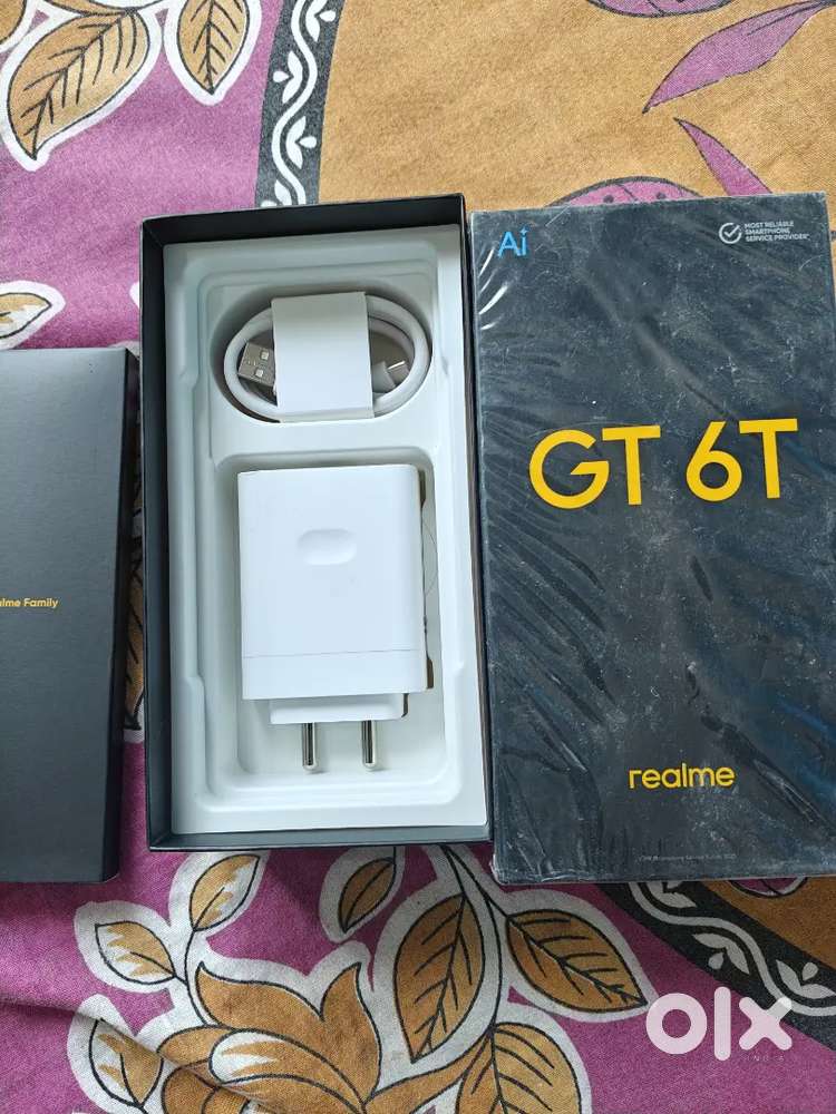 Realme SUPERVOOC 120W Adaptor+ Cable From GT 6T, Brand New Never Used.