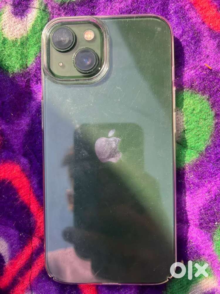 I PHONE 13 (128) NEW CONDITION WITH COVER AND CHARGING CABLE