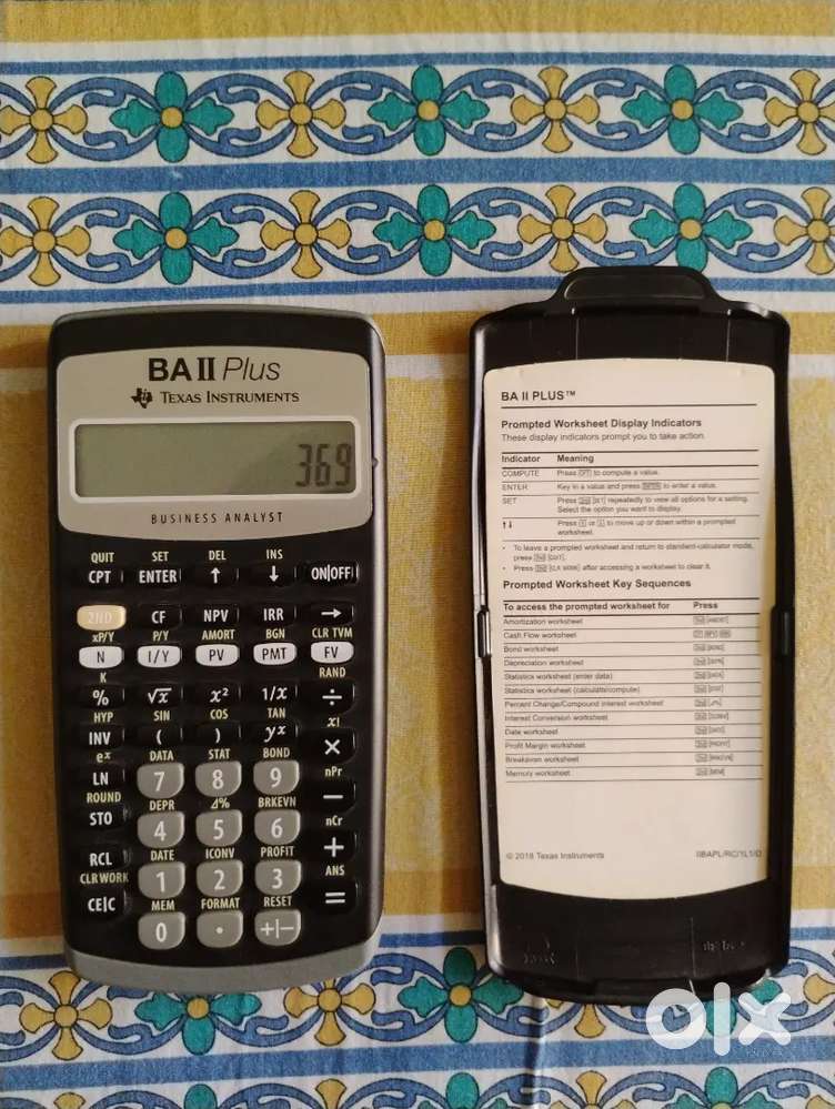 Texas Instruments BA II Plus Financial Calculator