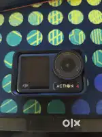 DJI Osmo action 4 with extra battery and ND8 filter.
