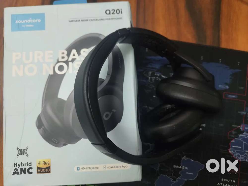 Soundcore Q20i by Anker - Headphones  Deep Bass  60H Playtime