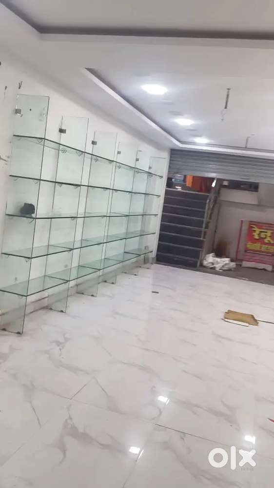 A glass cupboard which fitted in shop