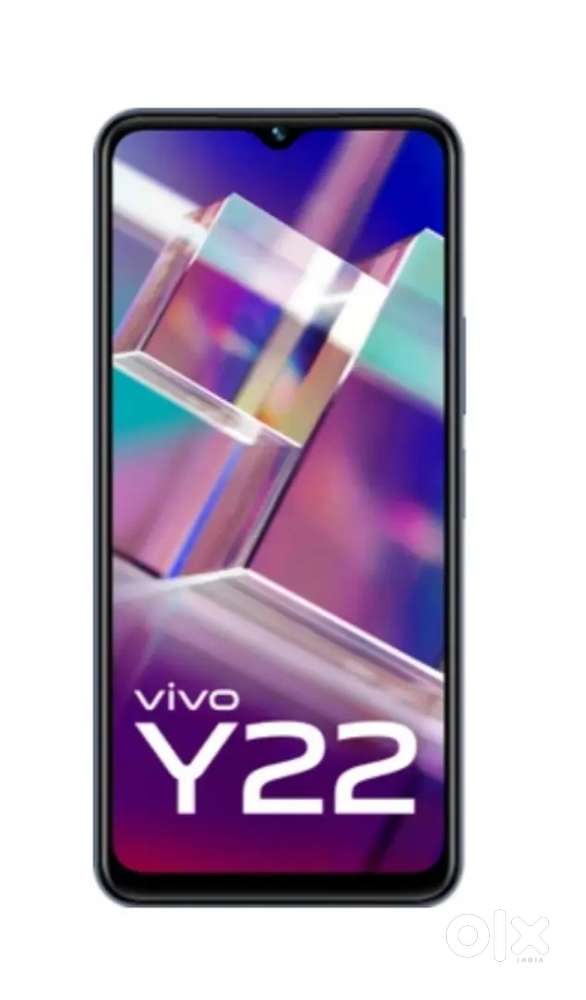 Vivo y22  mobile  light gray color