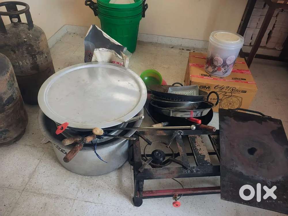 Selling all kitchen utensils previously used for business purpose.