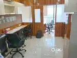 Office on rent fully furnished 1 cabin 6 seats at shyamal cross road