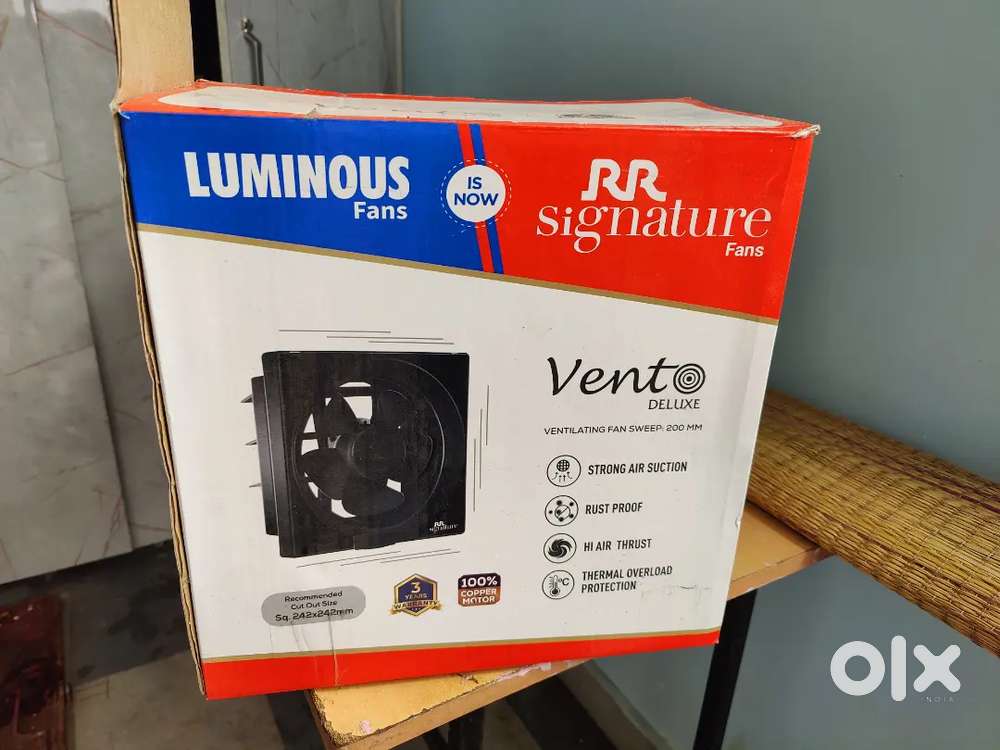 Vantilating fan size 242×242 3fan