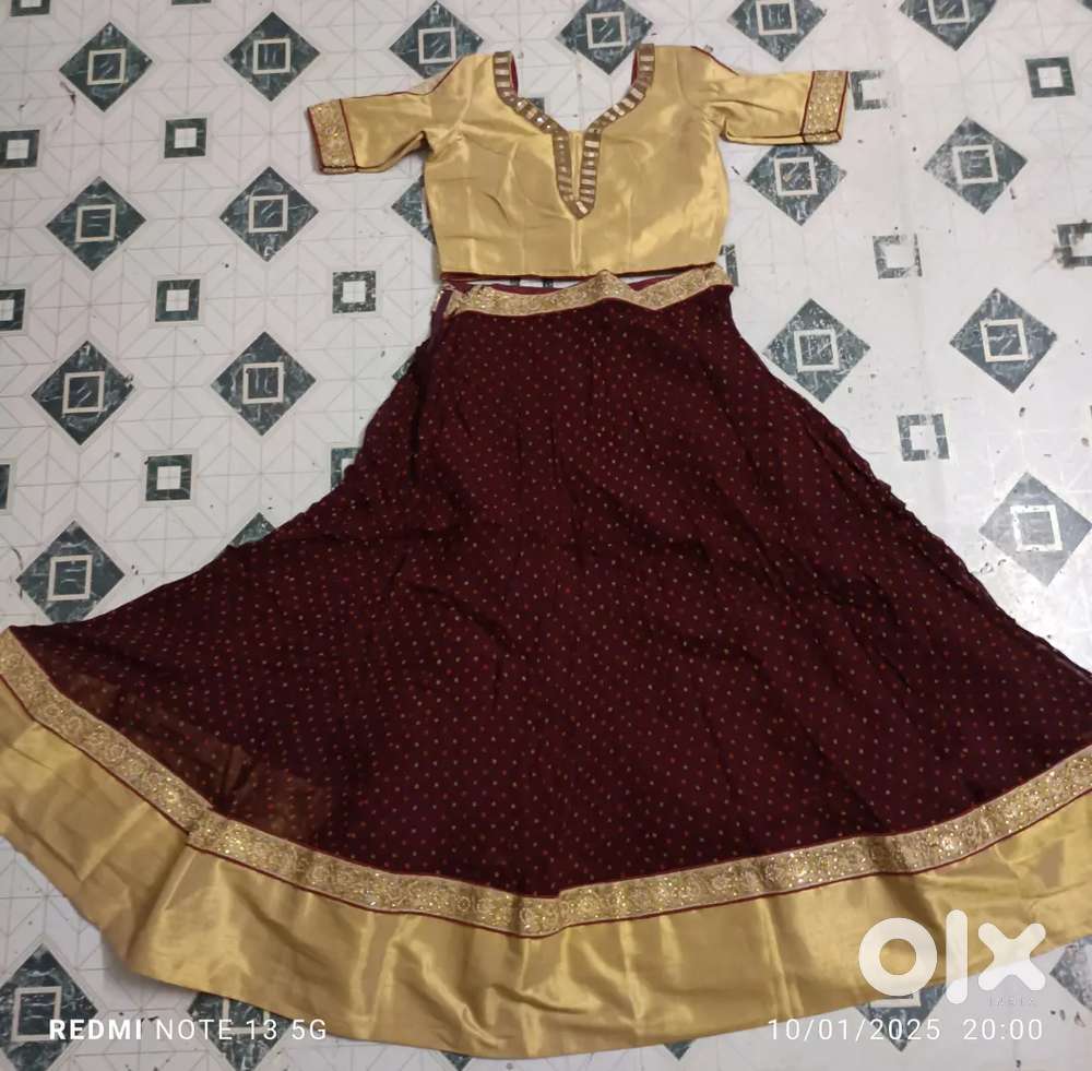 Ethnic Ghagra set Medium size