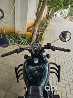 14k ridden Bullet 500 (BS3) in Custom Green with blacked Engine