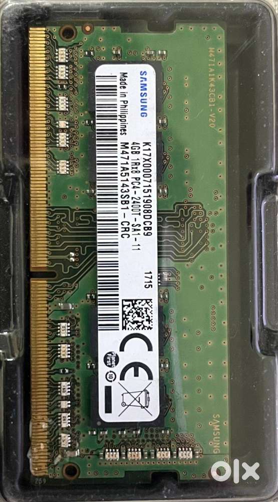 Samsung PC4-2400T, 1.2V , 1Rx8 DDR4 4 GB (Single Channel) Laptop (M471